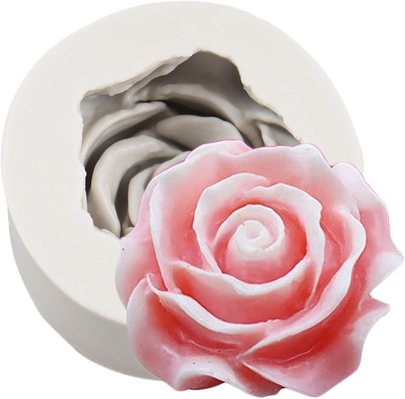 Flower Silicone Molds Rose Flower Fondant Silicone Molds For Cupcake