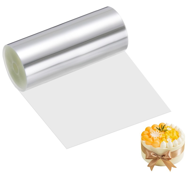 4.7 x 393.7 Inch Cake Collar, Acetate Sheets for Baking Clear Acetate Rolls