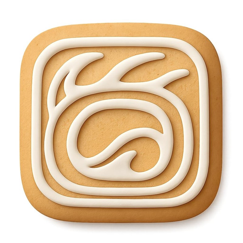 Alaska Roll Cookie Cutter & Stamp, Fondant & Clay - 4x4 gallery