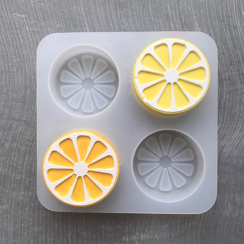 Lemon Slices Mold Vegetable Fudge Candy Mold Chocolate Ice Block Dessert Decor gallery