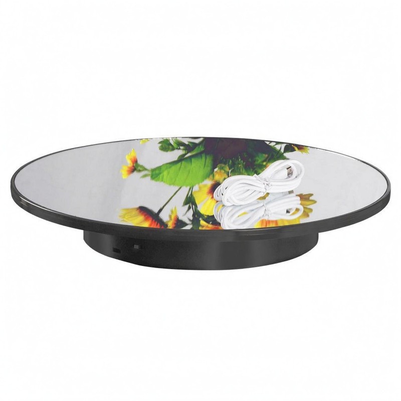 Electric Rotating Display Stand 5V Connection Powered Rotating Display Turntable