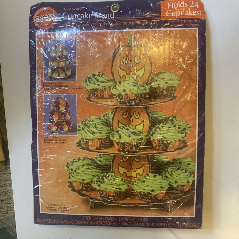 Wilton Boo Scary Cupcake Stand New! 24 Inches Tall And 3 Tier!