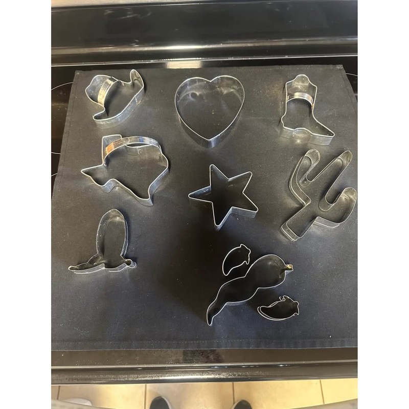 Texas Theme Cookie Cutters – Large Metal – Unique