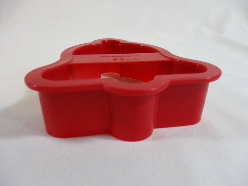 Jingle Bell Cookie Cutter 3.5" Red Plastic Christmas Fox Run Craftsmen gallery