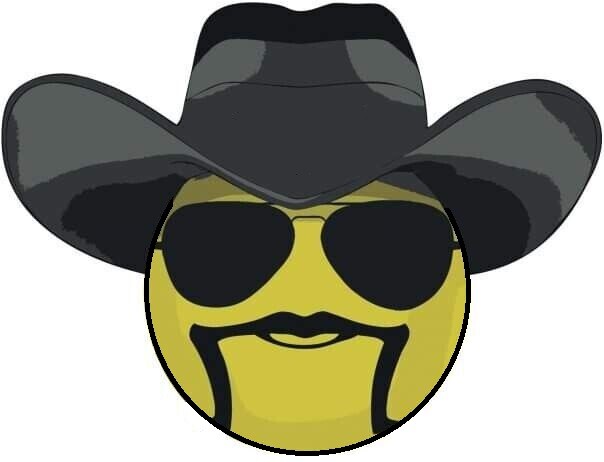 Smiley Face with Cowboy Hat Cookie Cutter gallery