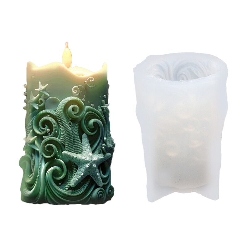 Molds Clay Moulds Ocean Series Silicone Hand Making Molds for Craft
