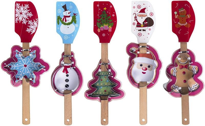 Cookies for Santa Spatula Cookie Cutter Set