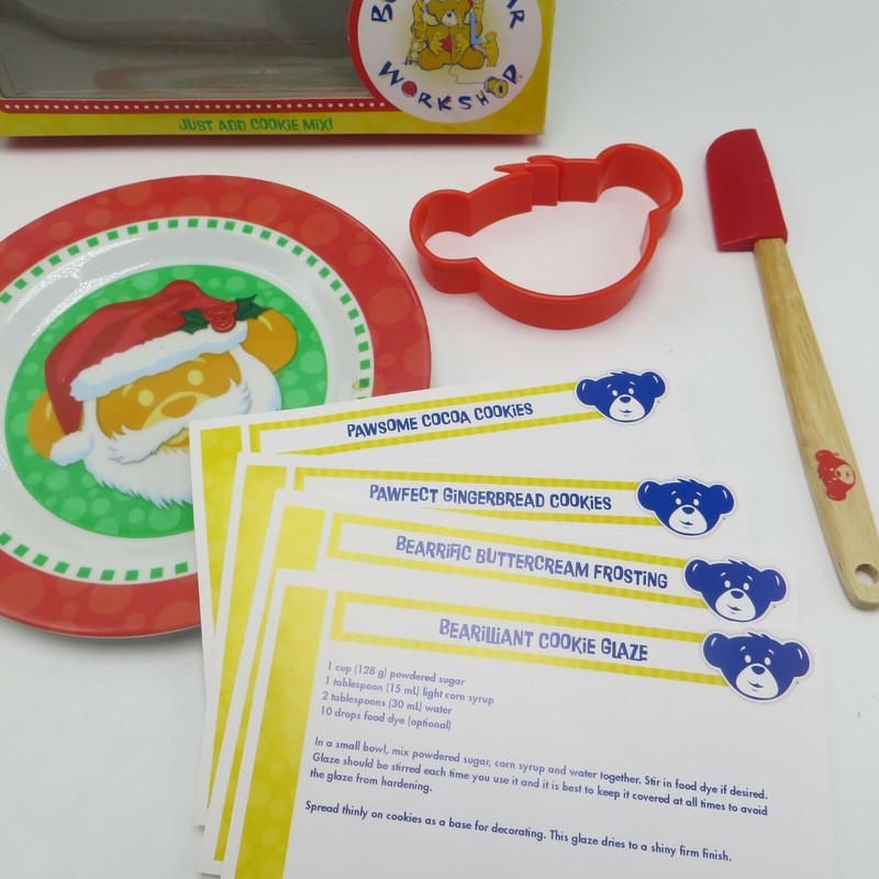 Cookies For Santa Kit Build A Bear Workshop Christmas Plate Spatula Cutter BAB gallery