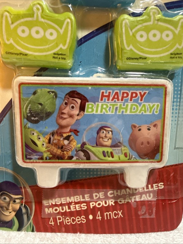 Disney Toy Story Happy Birthday Party Candles Cake Toppers Woody Buzz Lightyear gallery