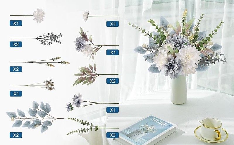 Fake Artificial Flowers Bouquet for Decorat, Silk Flower Arranments gallery