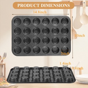 Muffin Cupcake Pan, Muffin Tins Nonstick 6, Muffin Cookie Cheese Cake Pan for gallery