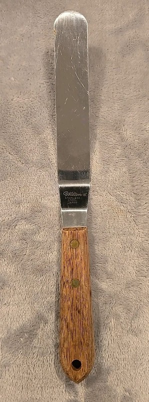 Wilton Stainless Steel 6” Icing Spatula Knife Spreader Wood Handle Japan