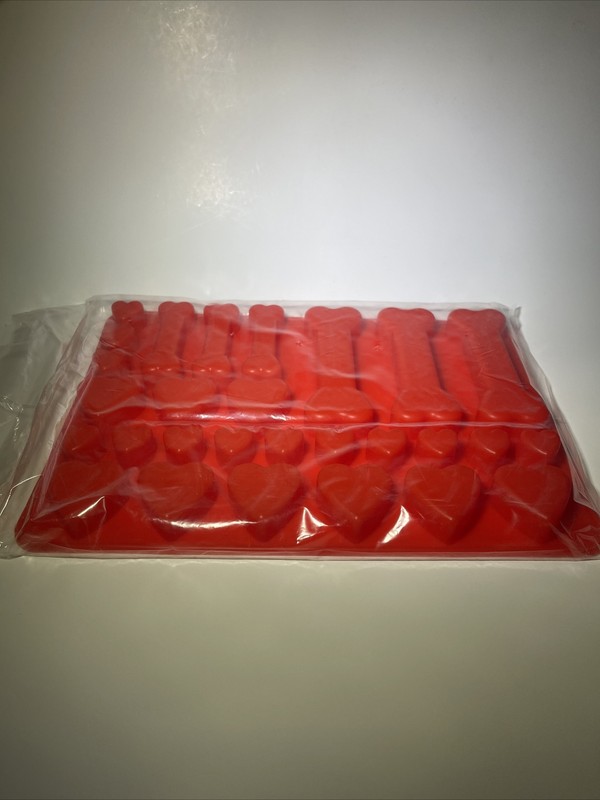Mini Bone Silicone Baking Pan flexible Mold Ice Tray Dog Puppy Treat Cookie Pet