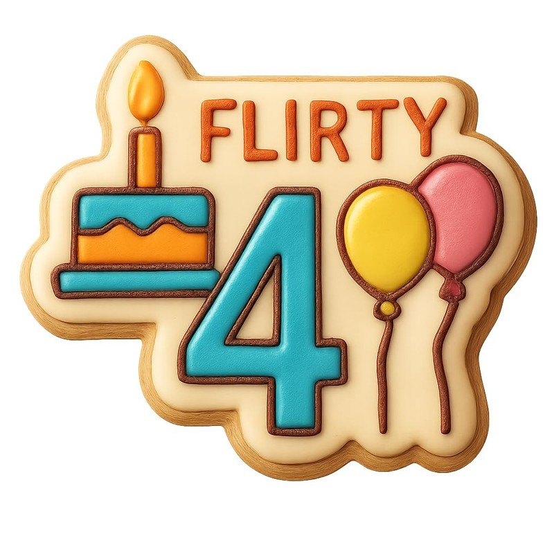 Flirty 41 Wink Cookie Cutter & Stamp, Fondant & Clay - 4x3.5" gallery