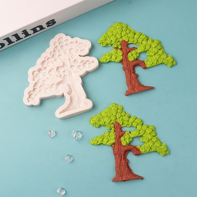 Pine Tree Silicone Mold Cake Baking Mold for Making Fondant Chocolate Non-stick gallery