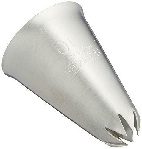 [High quality] Pastry bag base star 10mm Stainless steel made in Japan 1974