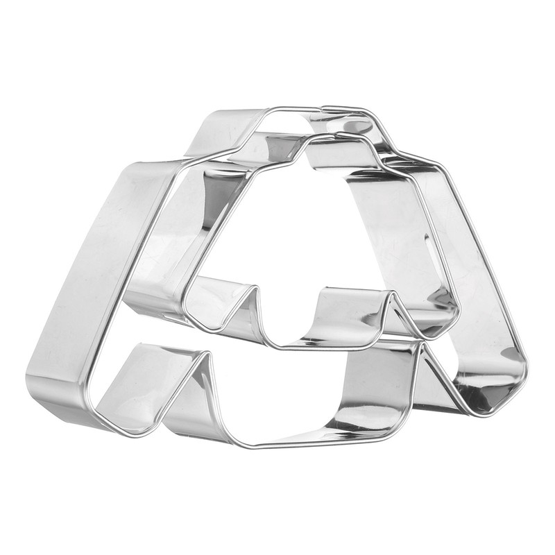 Christmas Sweater Cookie Cutter Set Assorted Sizes Stainless Steel Polish