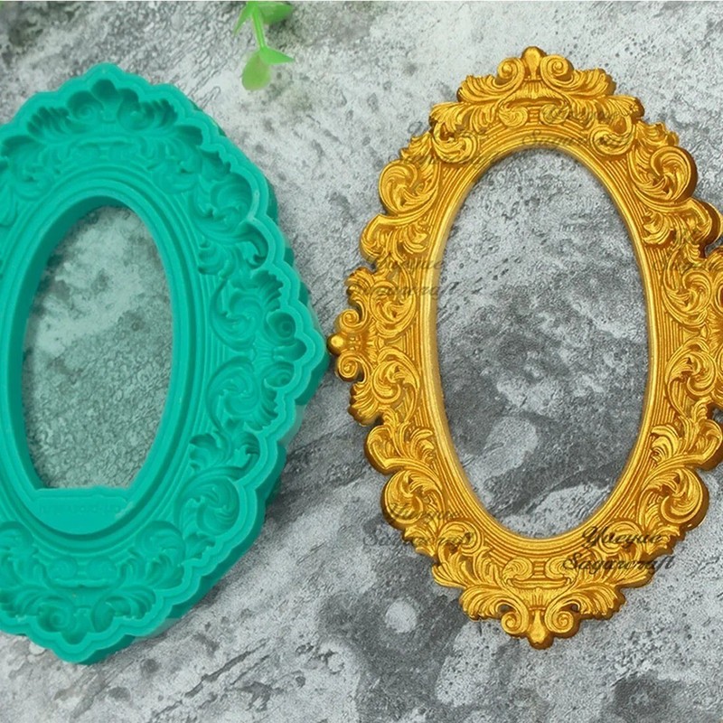 Baroque Picture Frame Silicone Cake Mold Fondant Molds Cake Chocolate Gumpaste gallery