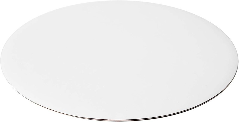 Elegant 10" White Cake Boards - 25 Disposable Greaseproof Trays for Desserts gallery