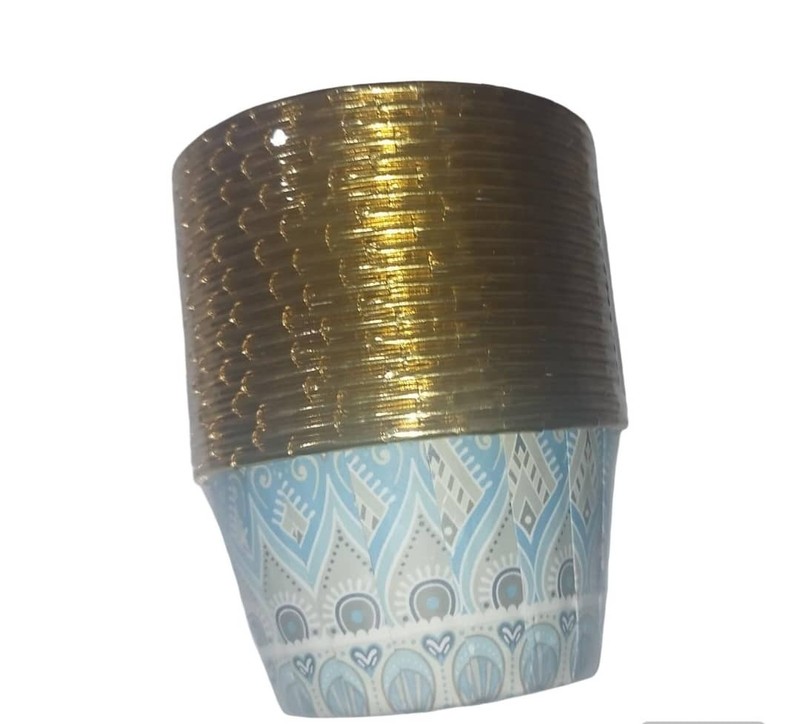 colourful foil cupcake linear paper cup baking muffin liner gallery
