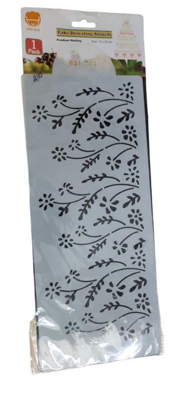 @ Plastic Stencil For Cake Decorating Flower Design h316 V905