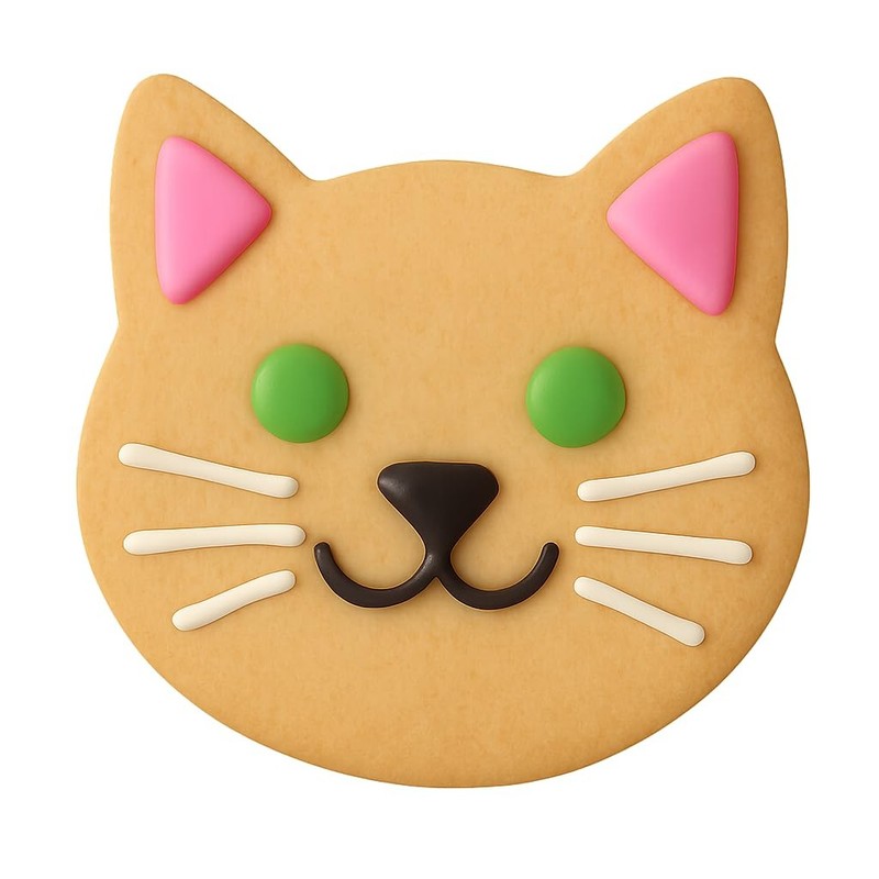 Cat Face Cookie Cutter - 4x3.7" Creative Party Baking gallery