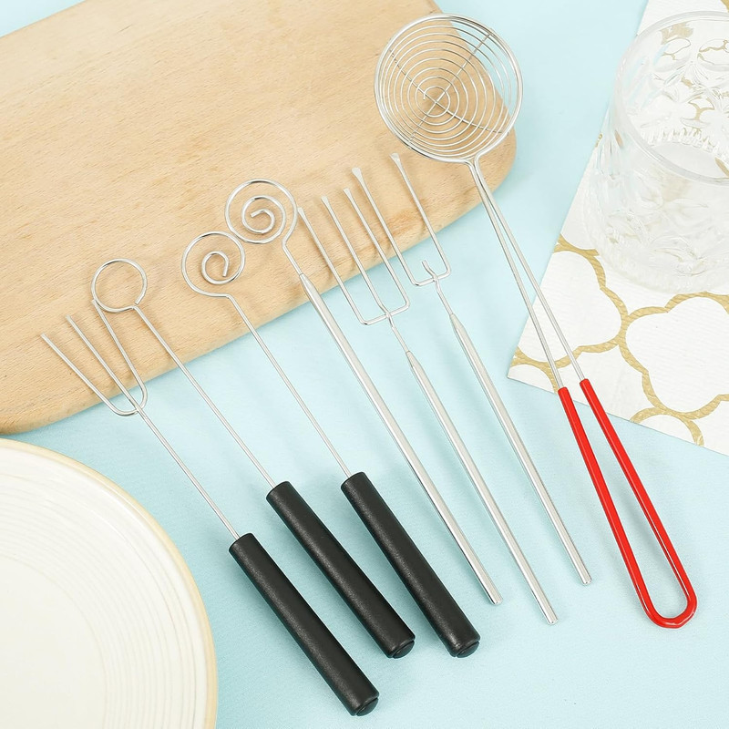 7PCS Candy Dipping Tools Set, Chocolate Dipping Candy Making Tools, Stainless St gallery