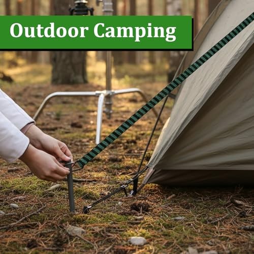 8 Pcs 77-84 Inch Adjustable Flat Bungee Cords with Hook - Heavy Duty Outdoor gallery