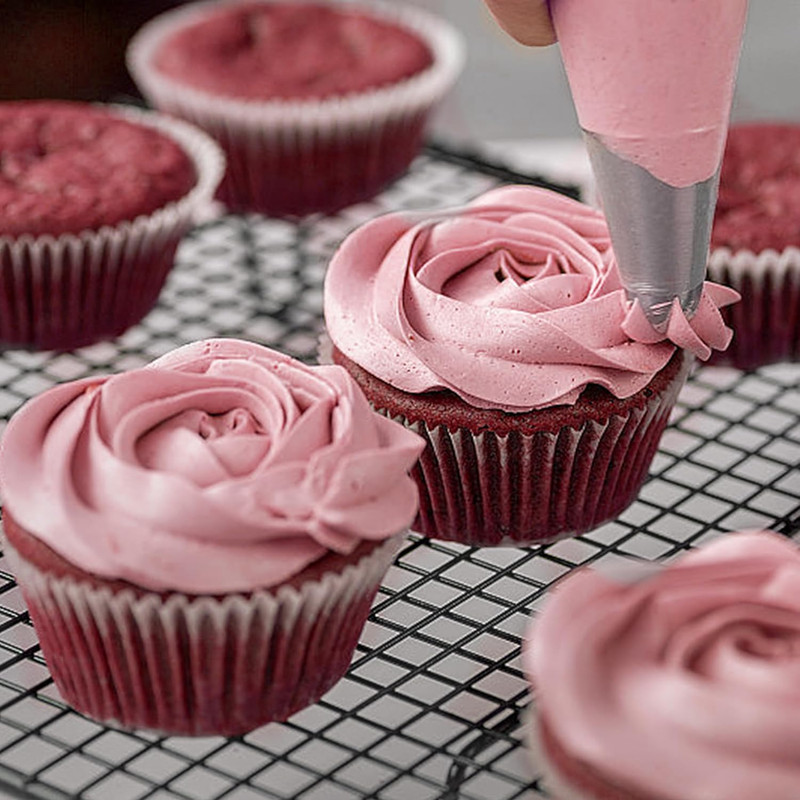 5PCS Large Piping Tips Set, Stainless Steel Cake Decorating Tips, Frosting Icin gallery