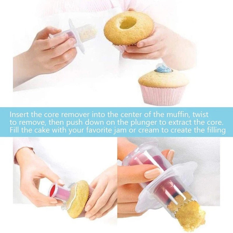 Utensilios de cocina para repostería: descorazonador de cupcakes y muffins, cort gallery