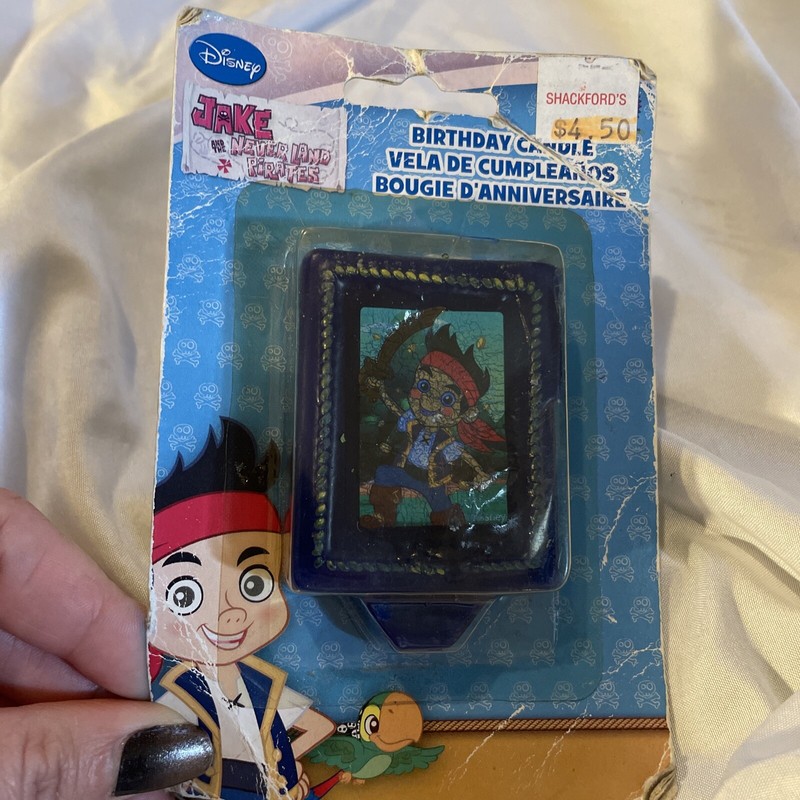 JAKE AND THE NEVER LAND PIRATES disney junior Wilton BIRTHDAY CANDLE NIP