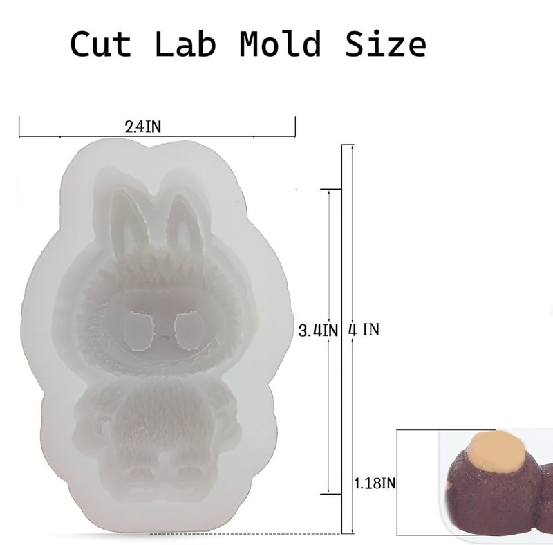 Super Cute Lab Silicone Chocolate Candy Mold, Silicone Lab Ice Cube Tray Mold... gallery