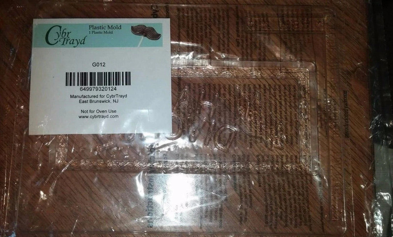 CybrTrayd Happy Divorce Chocolate Candy Mold, Soap Mold G012