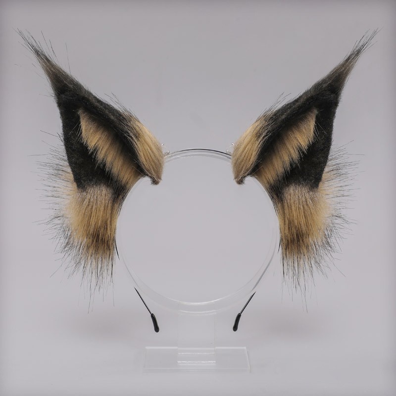 1pc 2021 Lovely Faux Wolf Ears Headband Realistic Furry Fluffy Animal Hair H AL gallery