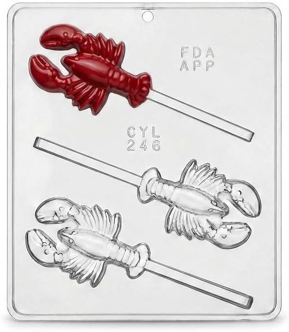 Lobster Lollipop Chocolate Candy Mold 246 NEW gallery