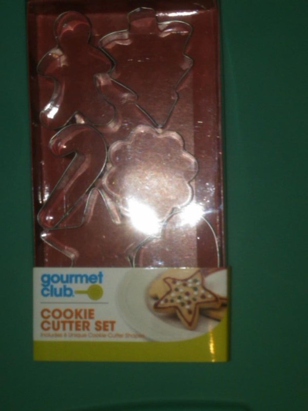 NIP 6 GOURMET CLUB CHRISTMAS COOKIE CUTTERS – TREE GINGERBREAD MAN CANDYCANE ETC