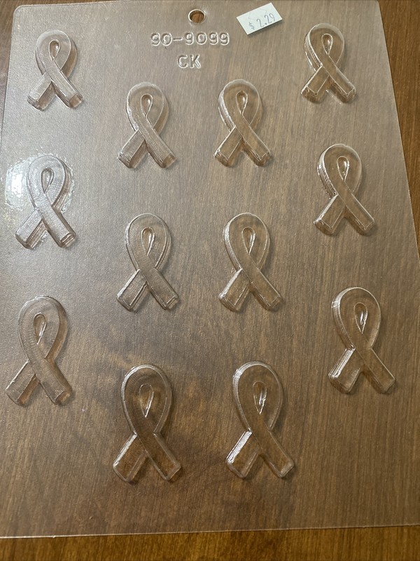 Awareness Ribbons Chocolate Candy Mold CK #9099 New