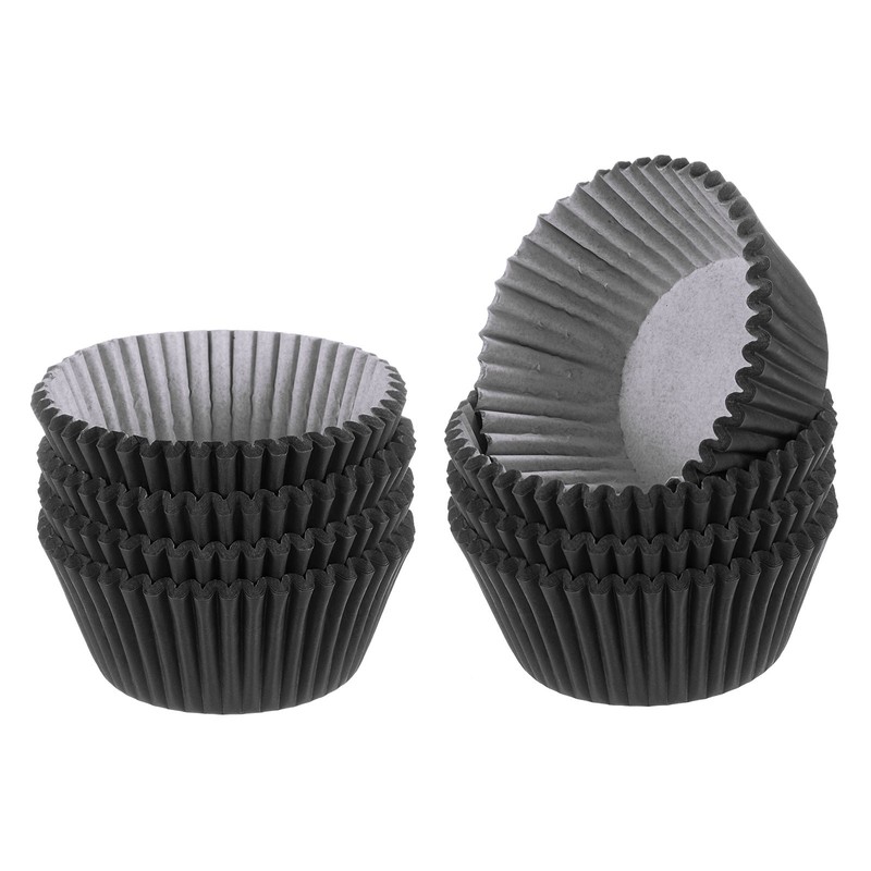 200 Count Cupcake Liners Black Cupcake Muffins Liners Paper Baking Cups