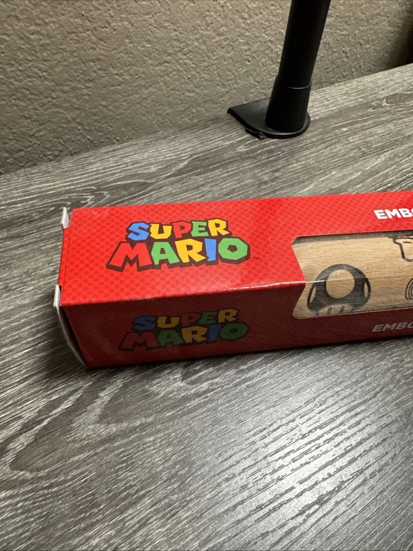 Official Nintendo Super Mario Bros Molded Rolling Pin Emboss Cookies Pies NEW gallery