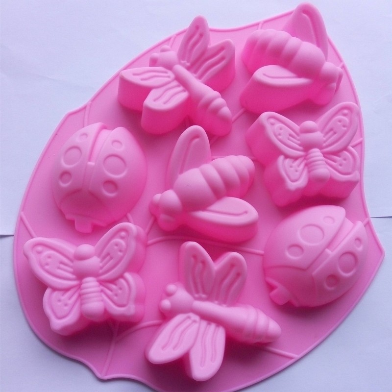 Chocolate Molds Baking Gadgets Insect Shape Silicone Material for Kitchen Baking gallery