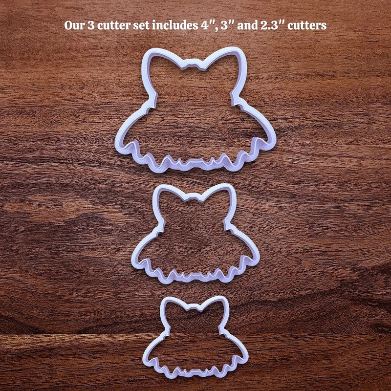 Halloween Bat Cookie Cutter Stamp Set: Cute Fall Clay Craft Fondant Baking Mold gallery