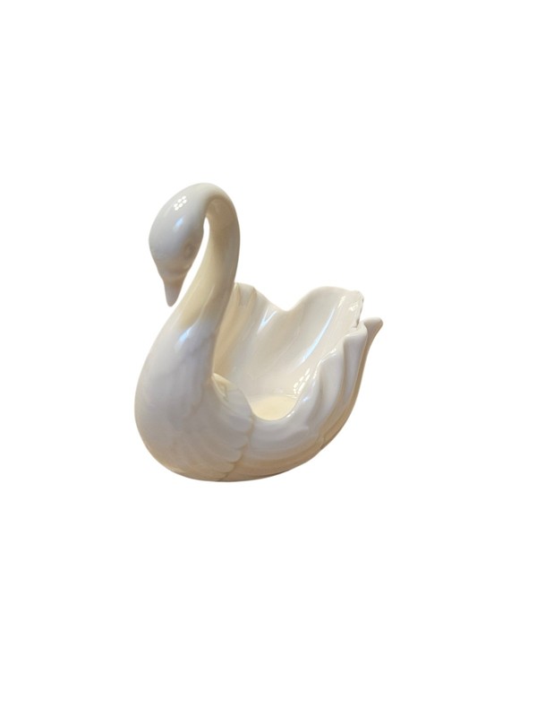 Lenox Porcelain Swan Trinket Dish Wedding Cake Topper 3.75" T X 4.75" W gallery