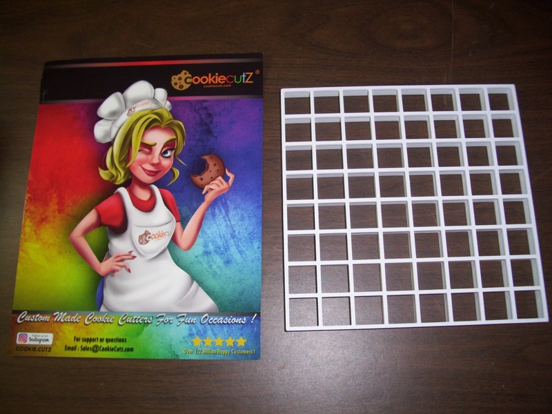 Cookie Cutz 64×1 Inch Size Squares Multicutter Candy Making Baking Kitchen Aide