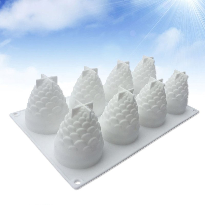 8 Cavity Ice-cream Silicone Mould Molds for Mousse Dessert Baking gallery