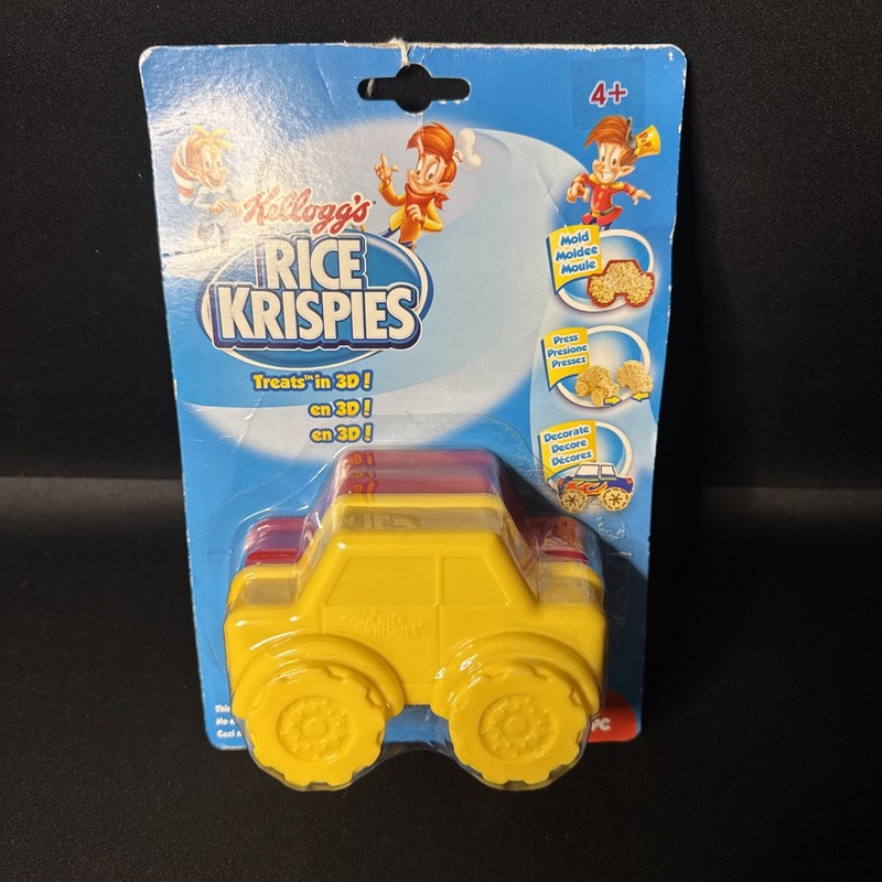 Kellogg’s Rice Krispies Treats in 3D 2Pc Cars Mold NEW