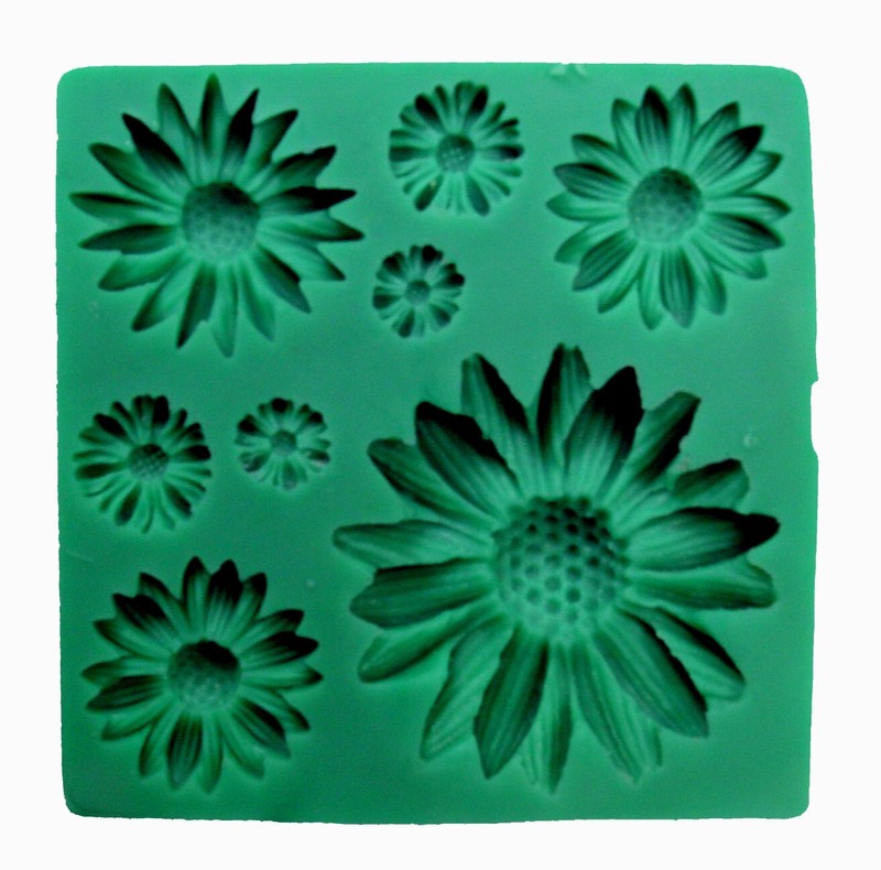 Silicone 3D Green Flowers Mold Cake, Icing, Sugar paste, Fondant,chocolate, deco gallery