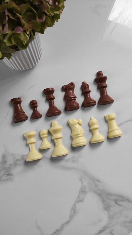 Mold for chocolate "Chess" plastic chocolate mold for confectioner gallery