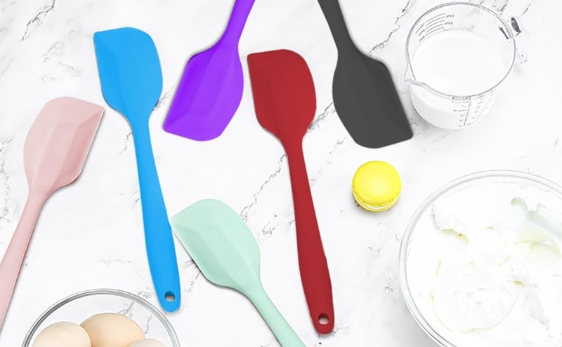 Silicone Spatula Set 6 Pa 8.5 inch Small Rubber Spatula Heat Resistant gallery
