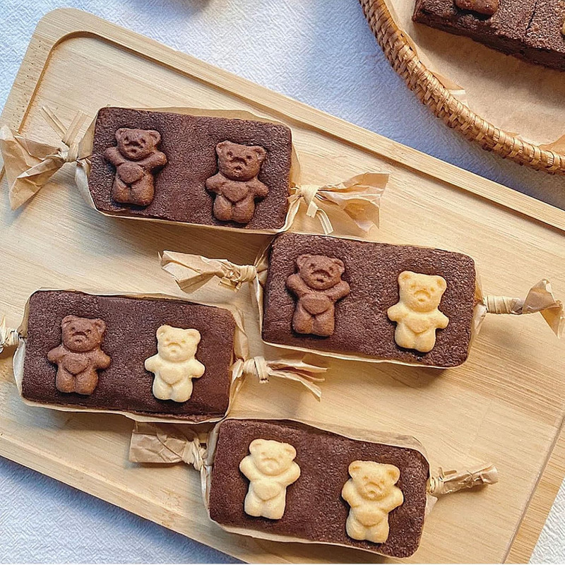 10PCS Rectangle Cookie Cutter Square Cookie Mold Stainless Steel Rectangle Biscu gallery