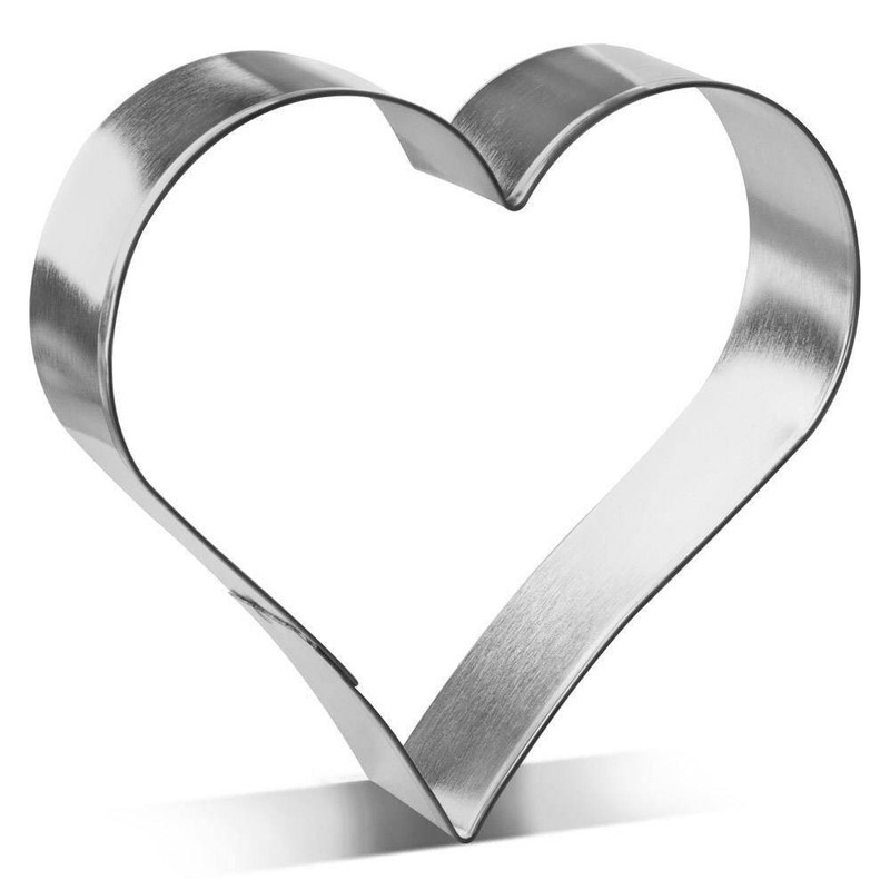 Heart 4” Cookie Cutter Metal Love Valentine